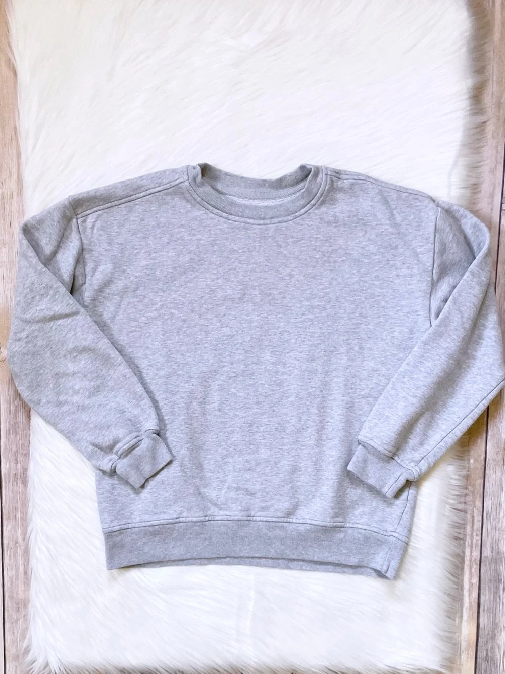 Gap Kids Vintage Soft Heather Grey Sweatshirt And Joggers Set